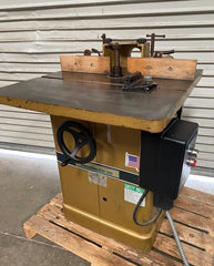 Powermatic 27 Shaper 5 HP Motor Made in USA 3 Phase 208 V Woodworking Machinery