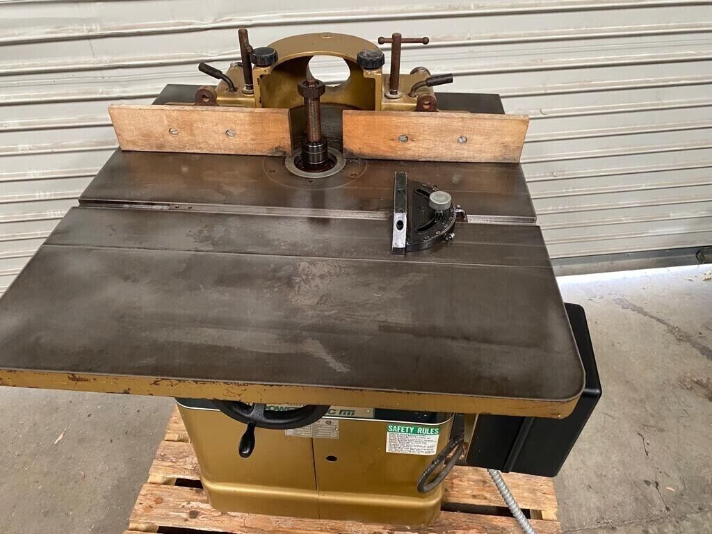 Powermatic 27 Shaper 5 HP Motor Made in USA 3 Phase 208 V Woodworking Machinery