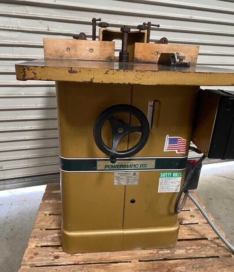 Powermatic 27 Shaper 5 HP Motor Made in USA 3 Phase 208 V Woodworking Machinery