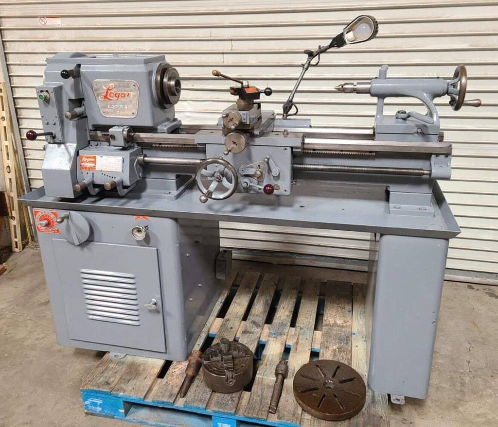 Logan Engine Lathe Model 6510H 14″ x 30″ GEARED HEAD VARIABLE SPEED