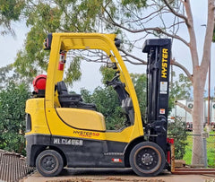 2018 Hyster S50FT 5000 Lb Forklift 3 Stage Mast 189” Lift 50 Fortis