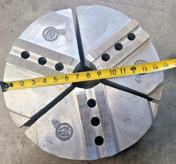 14" Lathe Chuck Aluminum Soft Jaws Abbott KTT15P6 CNC