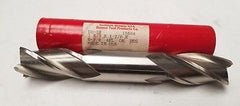 QUINCO TOOL PRODUCTS HSS Double End Mill DB-32 4 Flute New 1 x 1 x 1-7/8 x 6-3/8