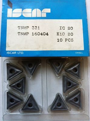 ISCAR TNMP 331 160404 IC 20 K10 20 Carbide Inserts 10 Pcs Lathe Mill Tool New