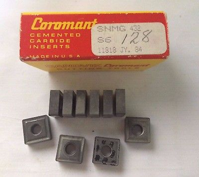 10 Pcs SANDVIK Coromant Cemented SNMG 432 S6 128 Lathe Carbide Inserts Tools New