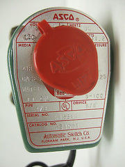 ASCO Red-Hat 2-Way Solenoid Valve 8210D1 120V 11.2W 125 PSI 3/8” 8210