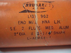 BRUBAKER HSS LH End Mill 2