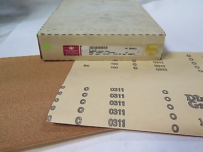 Carborundum Abrasives Garnet Paper Open 9 x 11" 100 Grit 10851 Qty 100 Brand New