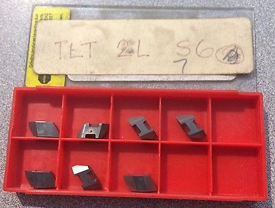 SANDVIK Coromant TLT 2L S6 Lathe Grooving Tools Carbide Inserts 7 Pcs New