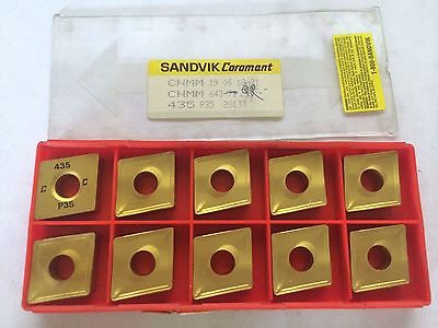 10 Pcs SANDVIK Coromant CNMM 643 19 06 12 71 435 P35 Lathe Carbide Inserts Gold