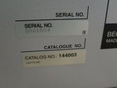 BECKMAN COULTER P/ACE MDQ Capillary electrophoresis System 144003