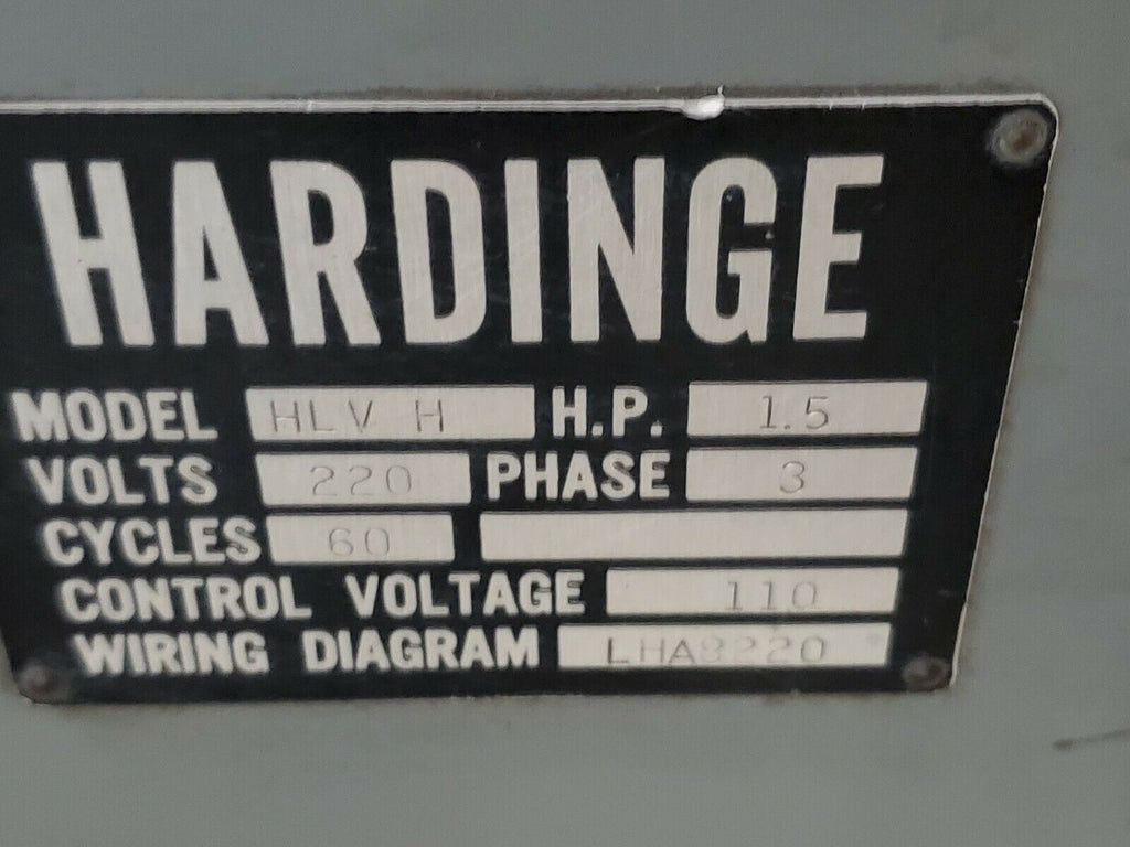 Hardinge HLV-H High Precision Tool Room Lathe 11
