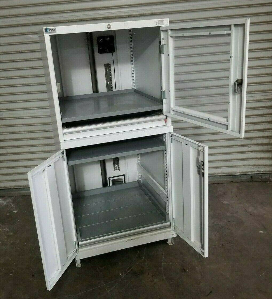 Lista Glass Display Server Computer Workstation Metal Cabinet 28