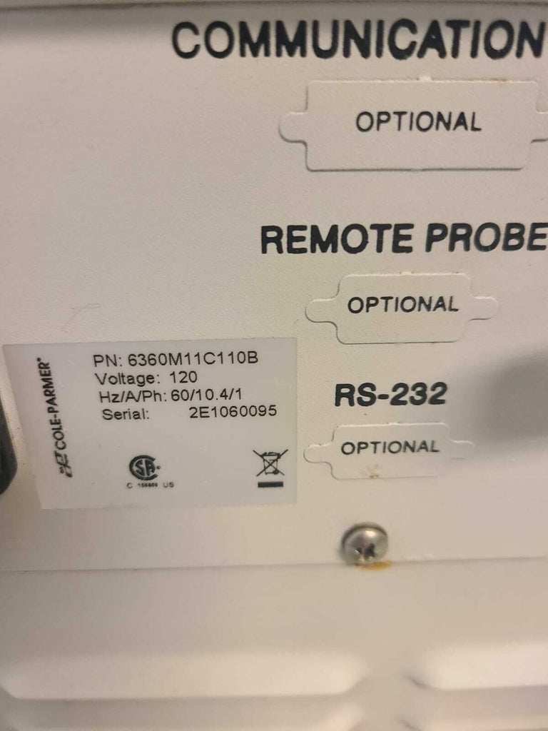 Cole Parmer RS-232 Recirculating Water Chiller