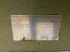 Heavy Duty 20″ Disc Sander Grinder Model HDG-20 Motor 3 Phase 220 Volts