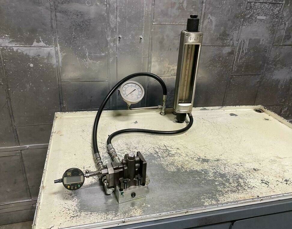3,000 PSI Hydraulic Test Unit Dayton 5 Gallon Power Unit Tank 6Z151 Pump 5W031