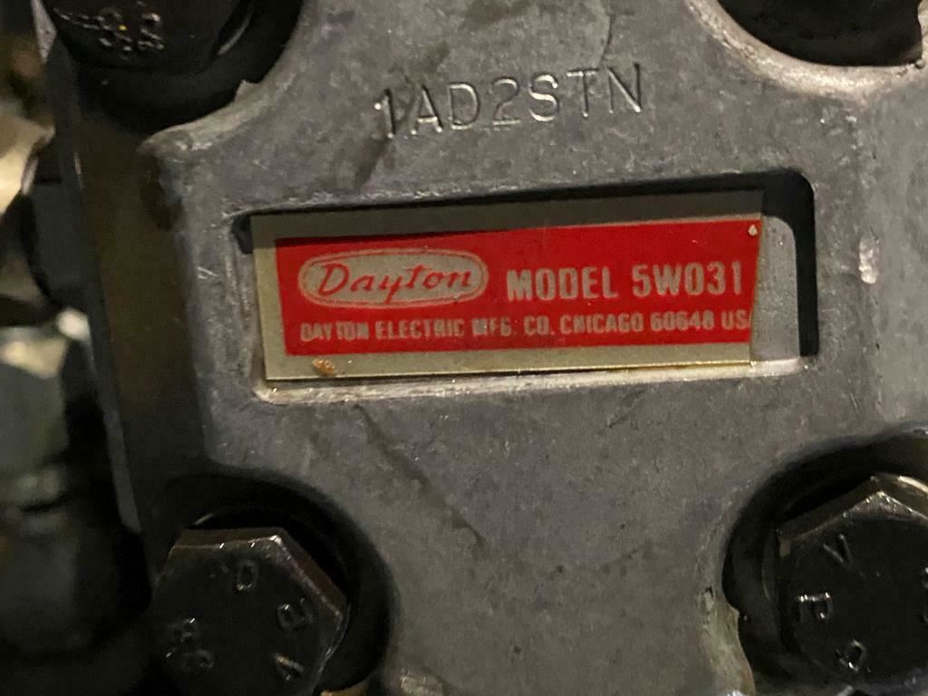 3,000 PSI Hydraulic Test Unit Dayton 5 Gallon Power Unit Tank 6Z151 Pump 5W031