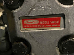 3,000 PSI Hydraulic Test Unit Dayton 5 Gallon Power Unit Tank 6Z151 Pump 5W031