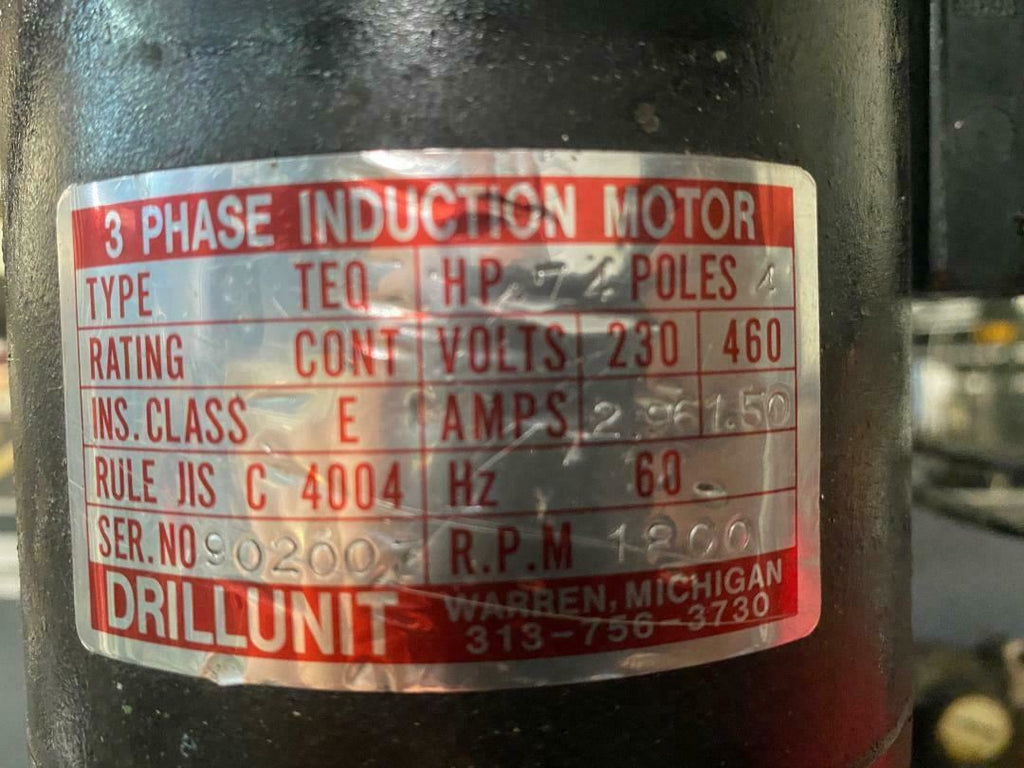 Drill press pneumatic power feed