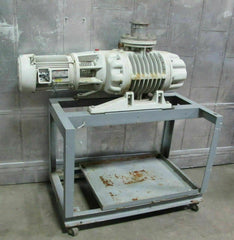 Leybold Heraeus RUVAC WA 1000 Booster Blower Vacuum Pump 5HP Drive Motor