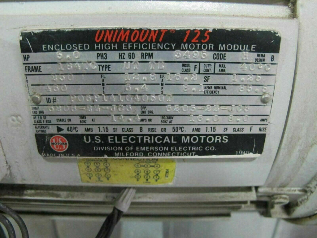 Leybold Heraeus RUVAC WA 1000 Booster Blower Vacuum Pump 5HP Drive Motor