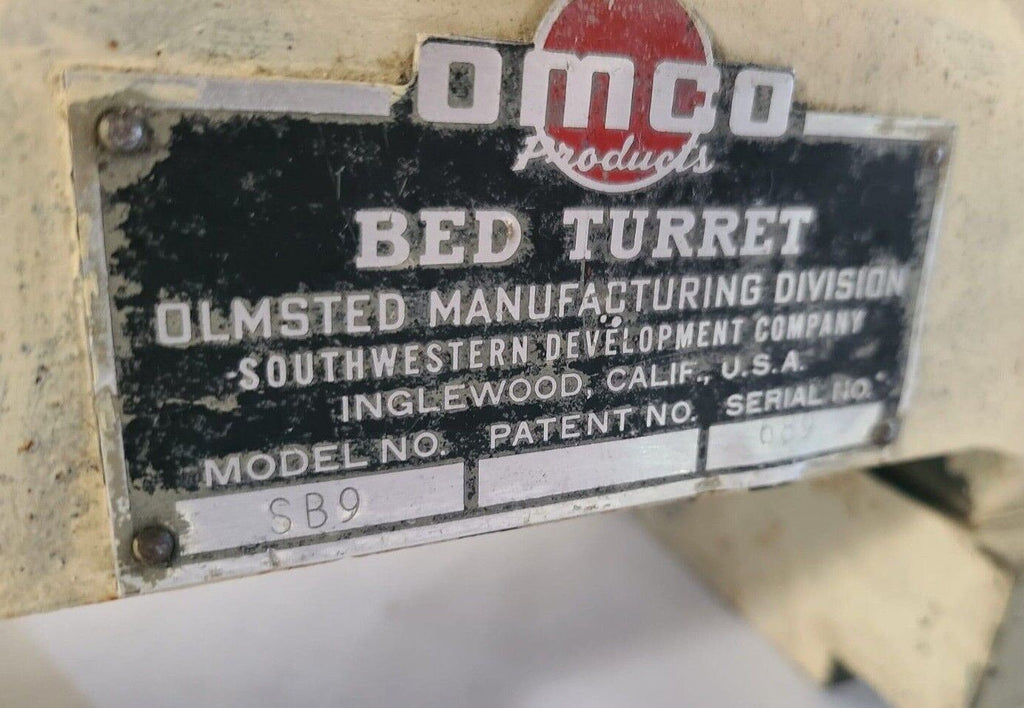 OMCO Bed Turret SB9 Quick Change For Lathe