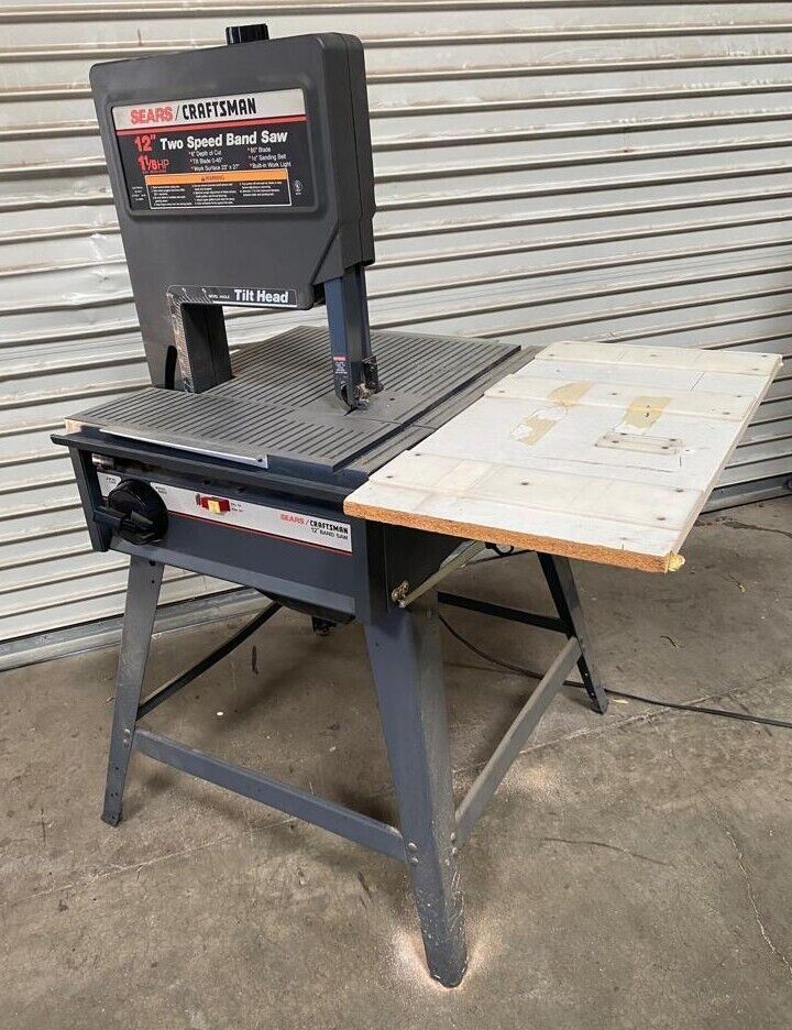 Sears Craftsman Two Speed Band Saw 12" 1 1/8 HP