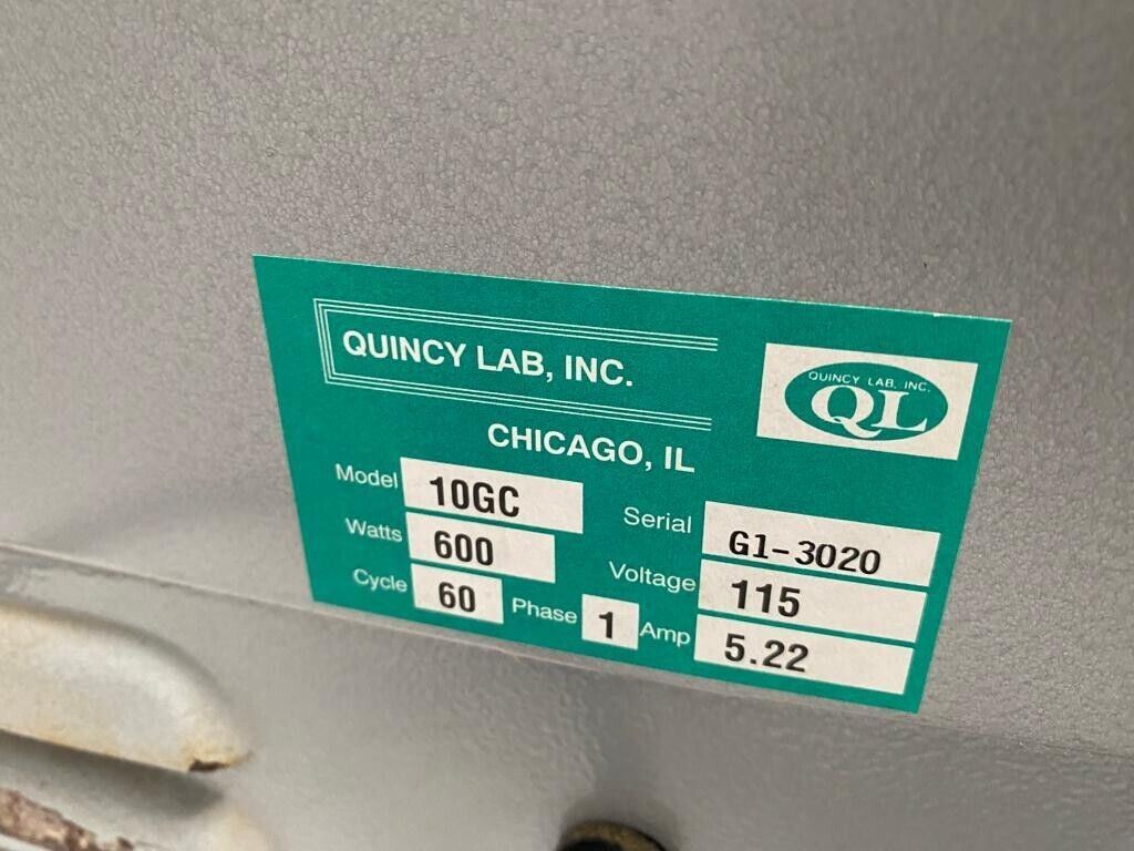 Quincy Lab Model 10GC Oven LABORATORY