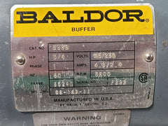 BALDOR 333B POLISHING Industrial buffer 3/4 hp 115/230 V