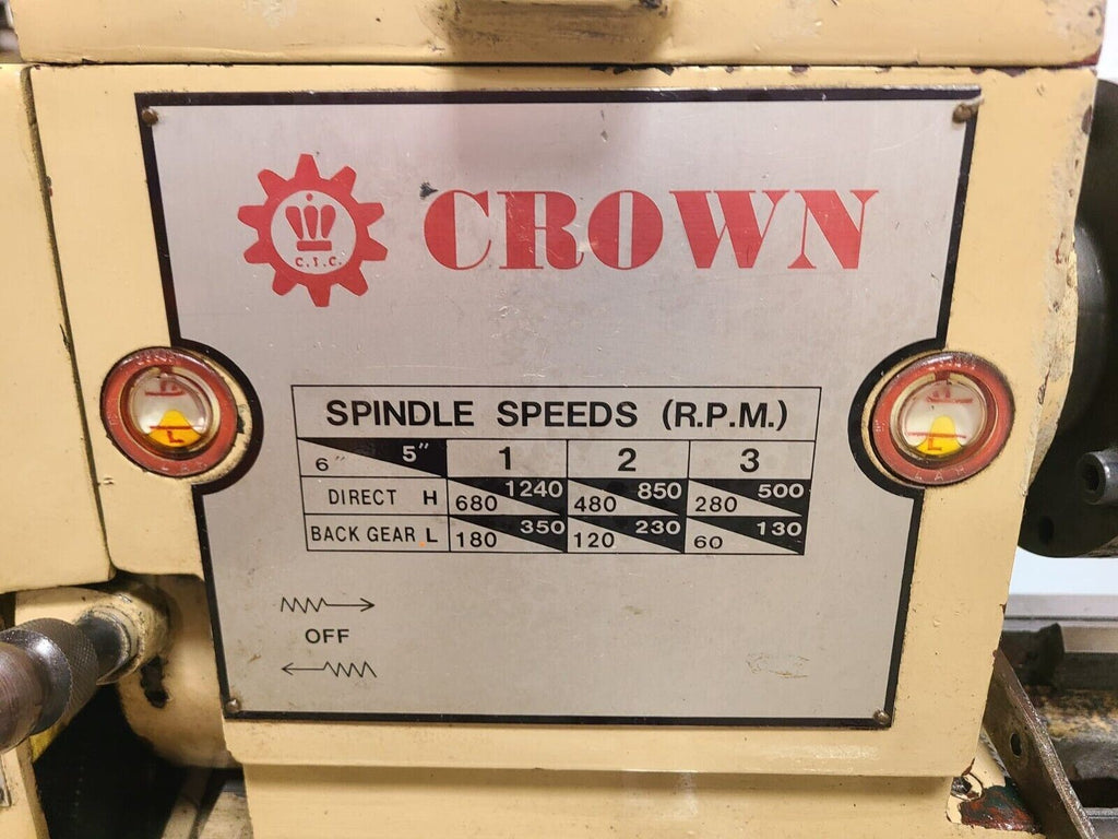 Honden Crown L-900B Metal Lathe 12