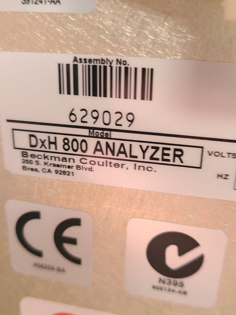 Beckman Coulter UniCel DxH 800 Analyzer Stainer Cellular Analysis System