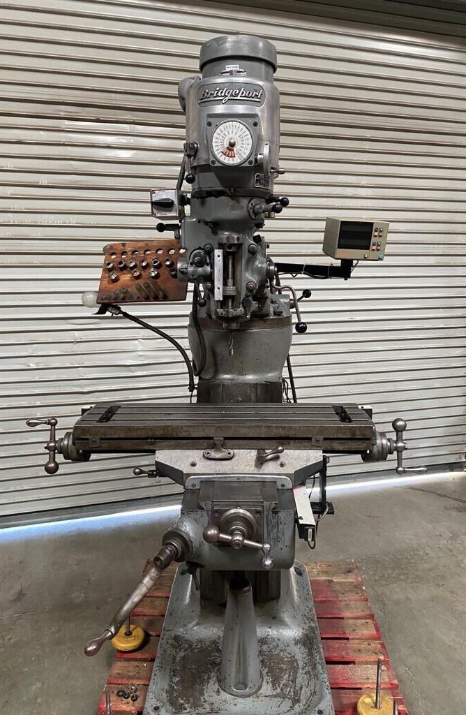 Bridgeport Vertical Mill Milling Machine 1-1/2 HP 9x32 Table Variable Speed