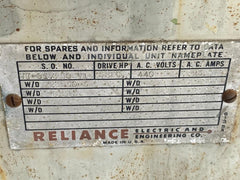 RELIANCE ELECTRIC DRIVE Variable Speed Regulator Unit Transformer