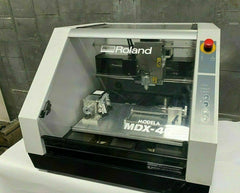 Roland Modela MDX-40 3D Engraver CNC Mill Desktop Benchtop With 4th Axis Nice