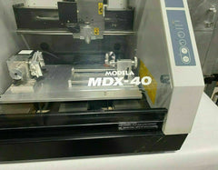 Roland Modela MDX-40 3D Engraver CNC Mill Desktop Benchtop With 4th Axis Nice