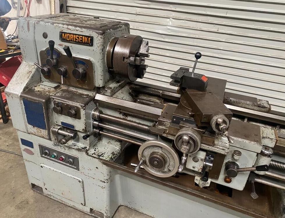 甲院ページ 16″ x 32″ Mori Seiki Japan ML-850 Engine Lathe 3 Jaw Chuck, KDK, Heavy