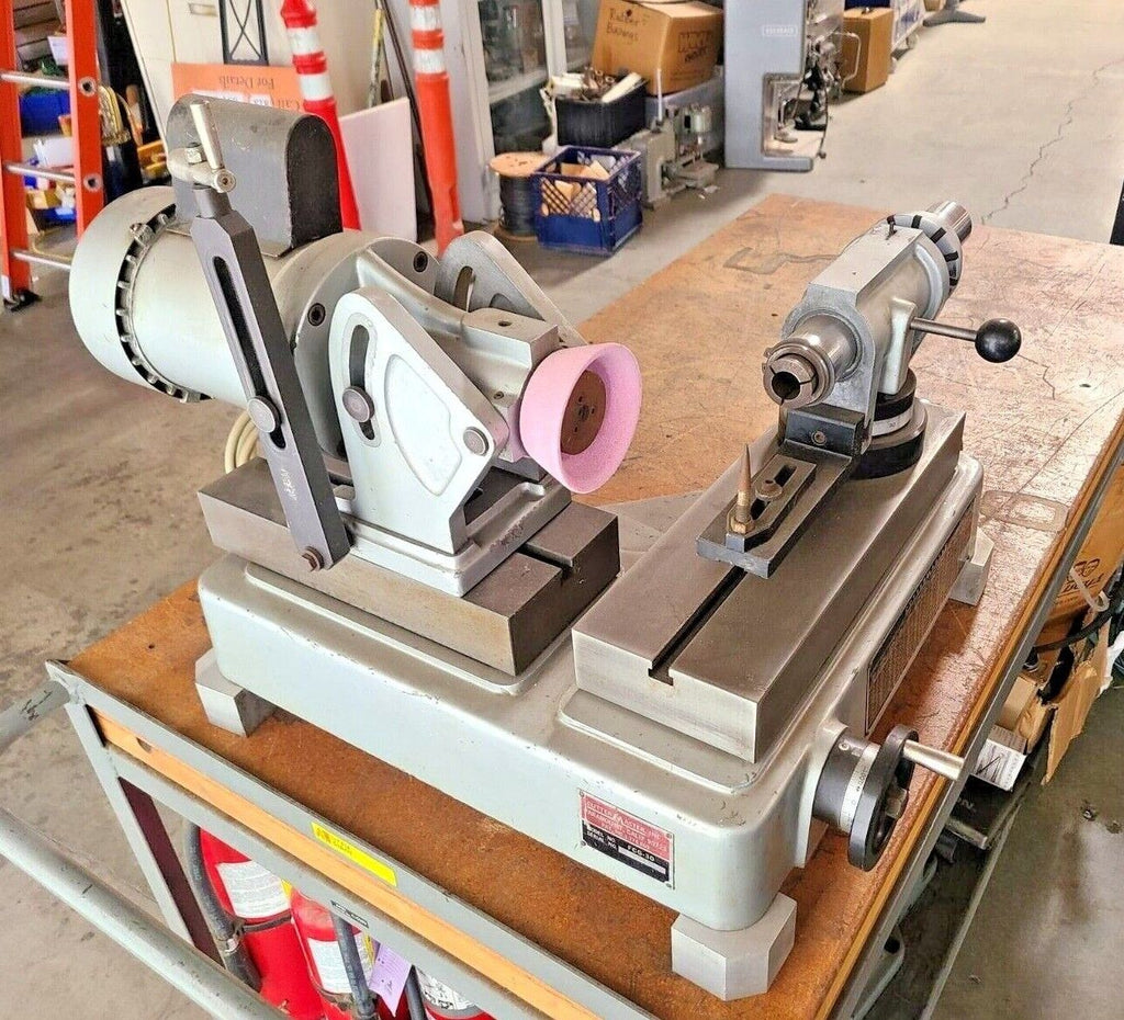 Cutter Master FCG 30 Tool Grinder End Mill Sharpener 5C Collets Diamond Wheel Local Pickup