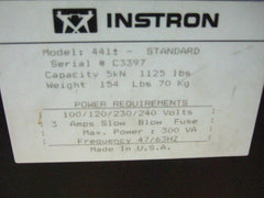 INSTRON 4411 Tensile Compression Pull Tester Machine 5KN Electro Mechanical Test