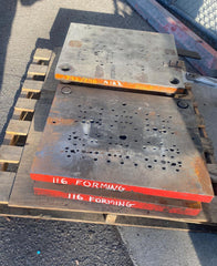 Lot for 2 Punch Press Die Set Shoe Rectangular Dimensions 25x21 & 24x20