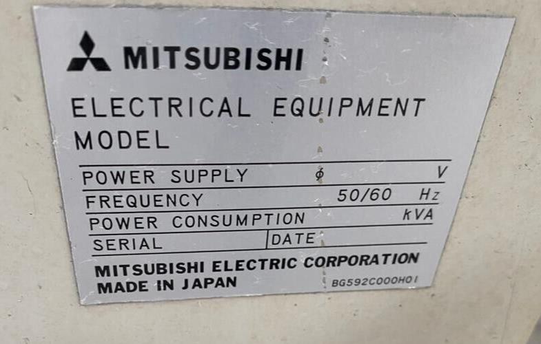 Mitsubishi Model FX10 CNC Wire EDM Electrical Discharge Machine Year 1996 Local Pickup