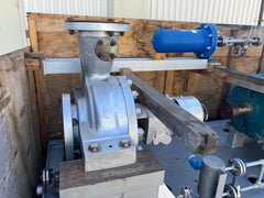 Sulzer OHH 8x10x21B-1 Horizontal Centrifugal Process Pump Reliance 100 HP Motor