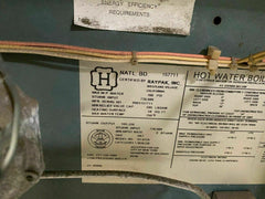 RAYPAK Gas Hot Water Boiler 160 PSI 726,000 BTU Model H1-0724 Indoor Or Outdoor