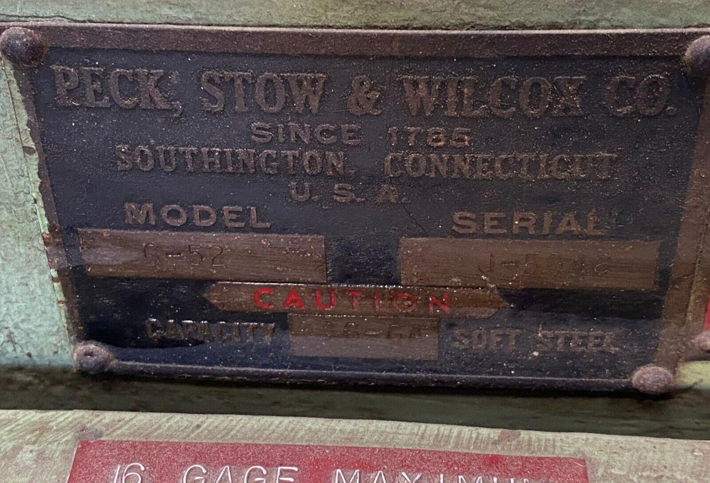 Pexto Peck Stow & Wilcox 52