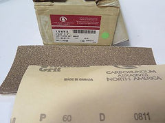 Carborundum Abrasives 60 Grit Cut 100 Sheets 10882 3-2/3