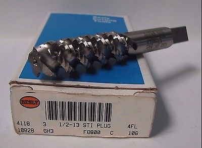 Bendix Besly Tap 1/2-13 STI Plug GH3 4 Flutes F8800 C 106 Brand New Made In USA