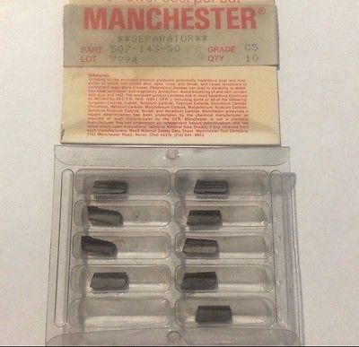 MANCHESTER Separator 507 143 50 C5 7994 Grooving Lathe Carbide Inserts 9 Pcs New