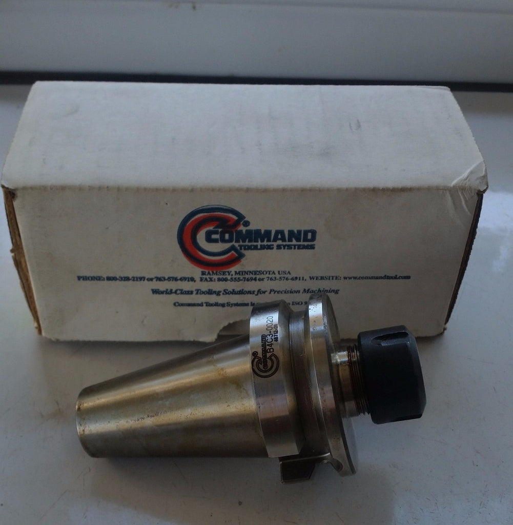 Command ER 20 Mill CNC Collet Chuck B4C3-0020 BT40 Made In USA