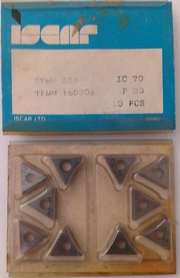 ISCAR TPMM 322 IC 70 P 20 Carbide Inserts 10 Pcs Lathe Turning New Mill Tools