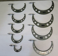 9 Mitutoyo Micrometer Set 2-12