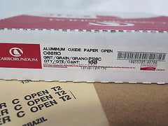 Carborundum Aluminum Oxide Paper Open 9